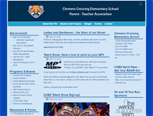 Tablet Screenshot of clemenscrossingpta.org